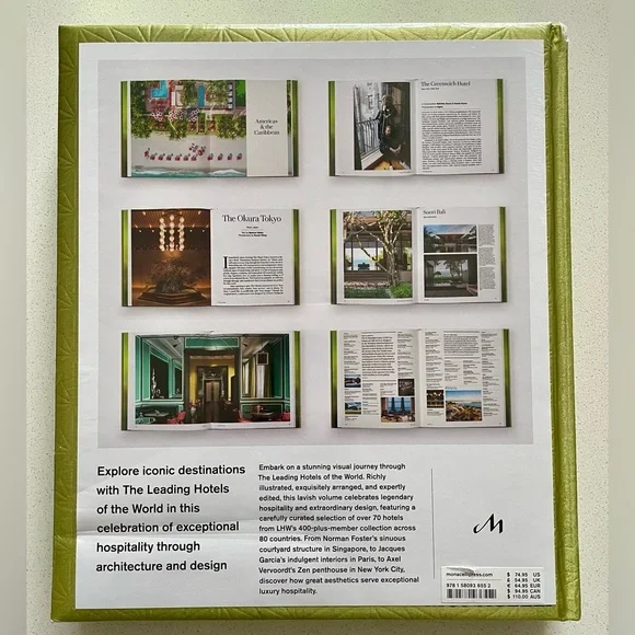 Design: The Leading Hotels of the World - Hardcover book - NEW sealed packaging - Picture 4 of 9